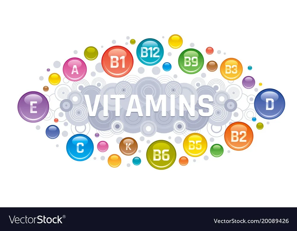 Multi Vitamin complex icons. Vitamin A, B group - B1, B2, B3, B5, B6, B9, B12, C, D, E, K multivitamin supplement logo, isolated white background. Diet Infographic poster. Pharmacy vector illustration