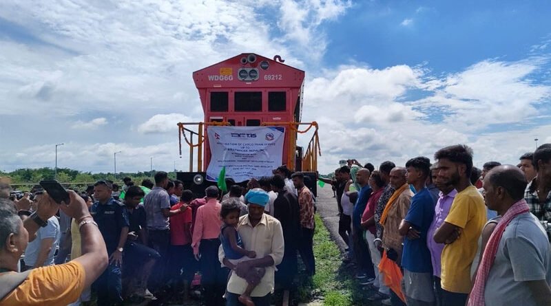 First Commercial Freight Train Reaches Nepal