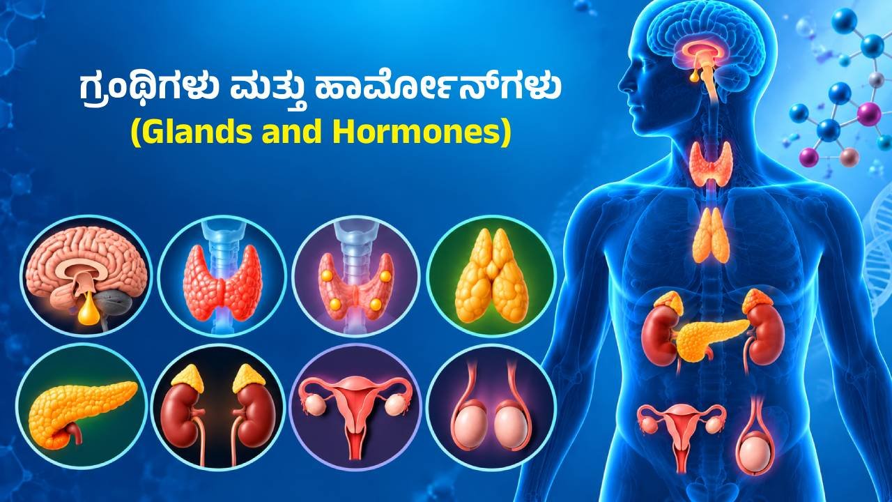Glands and Hormones | GK KANNADA Glands and Hormones