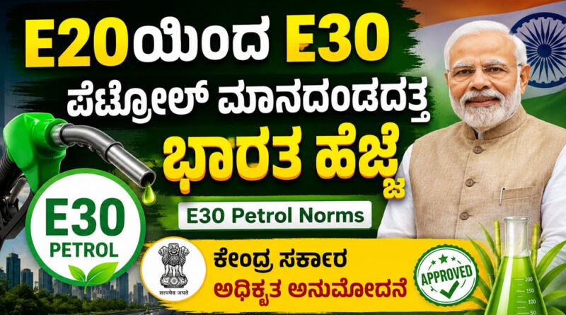 India Notifies E30 Petrol Norms
