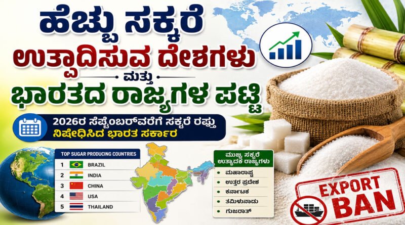 Top Sugar Producing Countries